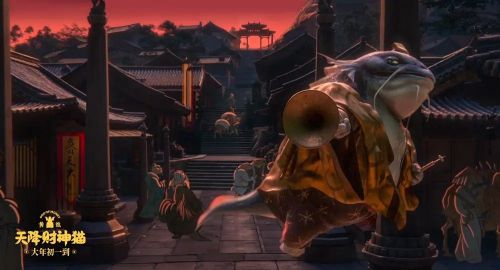 黄貔：天降财神猫