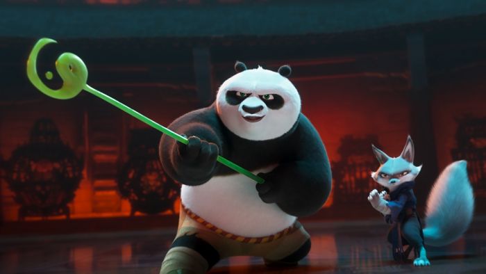 《功夫熊猫4》发新电视预告 阿宝要面对新敌人变色龙